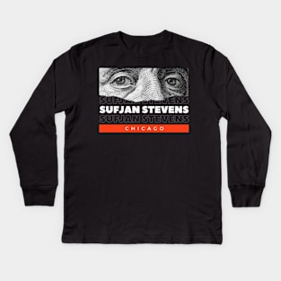 Sufjan Stevens // Money Eye Kids Long Sleeve T-Shirt